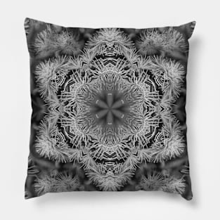 Magical black and white mandala 011 Pillow