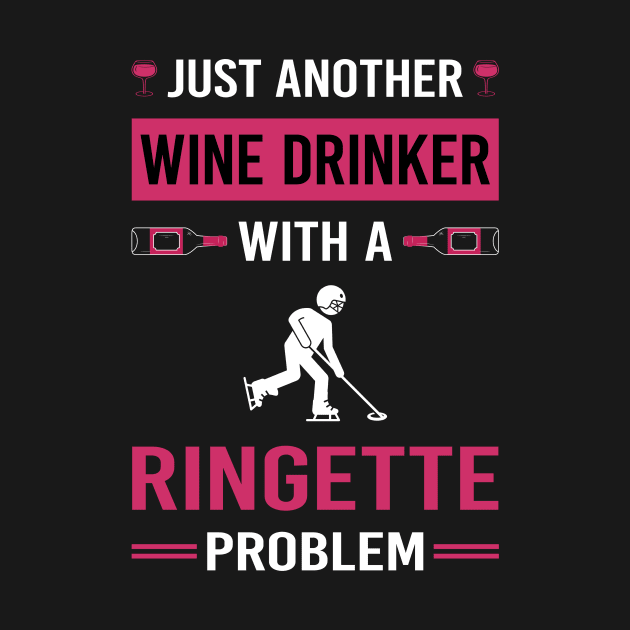 Wine Drinker Ringette by Good Day