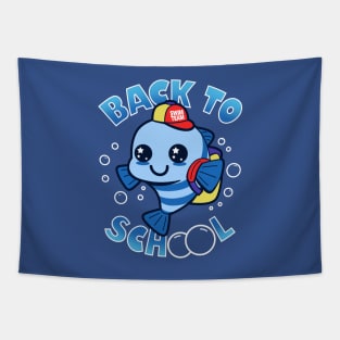 Back to School (of fish) Tapestry