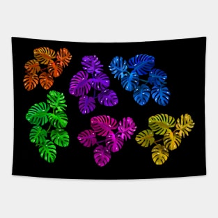 Colourful philodendron Tapestry