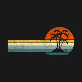 Palm Tree Tropical Beach T-Shirt