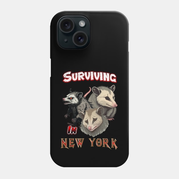 Surviving In New York Phone Case by Gautamillustra