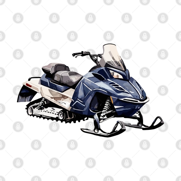 Snowmobile by Siha Arts