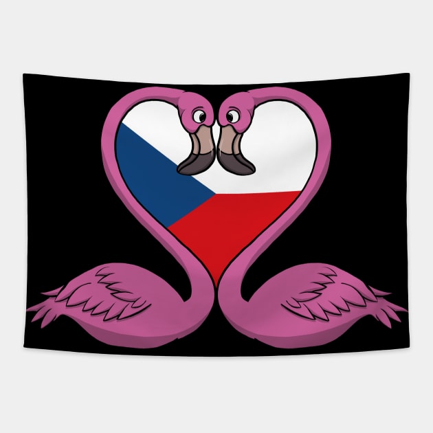 Flamingo Czech Republic Tapestry by RampArt