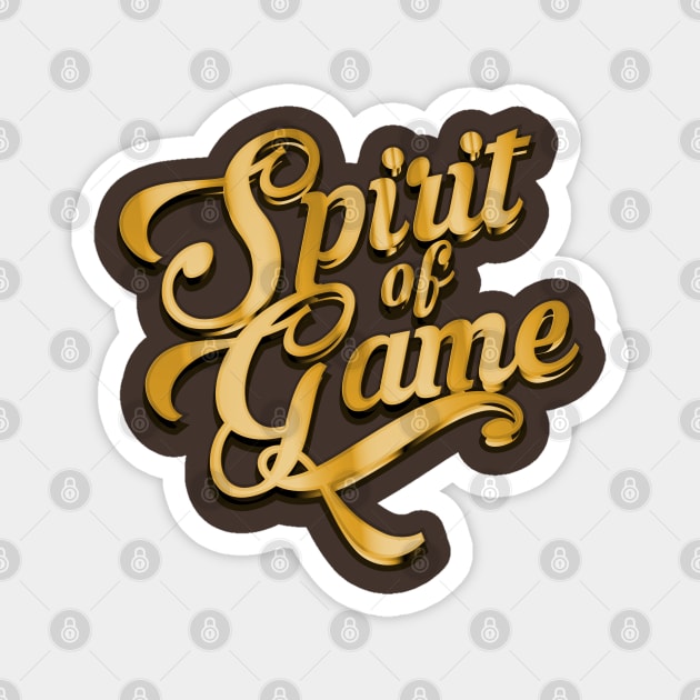 Spirit of Game Gold Magnet by CTShirts