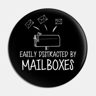 Mailman - Easily distracted by mailboxes w Pin