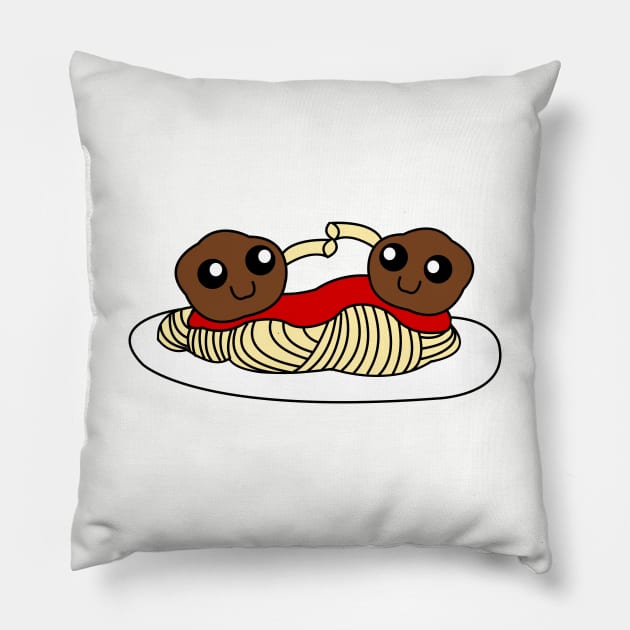 Meet-Balls Pillow by traditionation