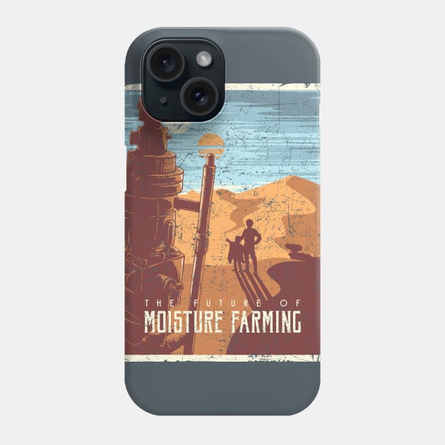 The Future of Moisture Farming (sunrise variant) Phone Case by djkopet