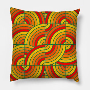 Arc Grid #7 Pillow