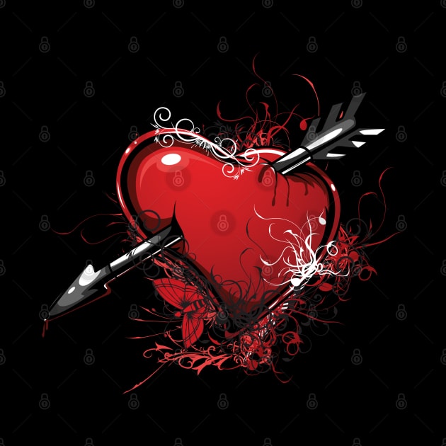 Valentine's Day - Heart with arrow by GNDesign