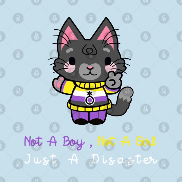 NOT A BOY, NOT A GIRL JUST A DISASTER(NONBINARY) by remerasnerds