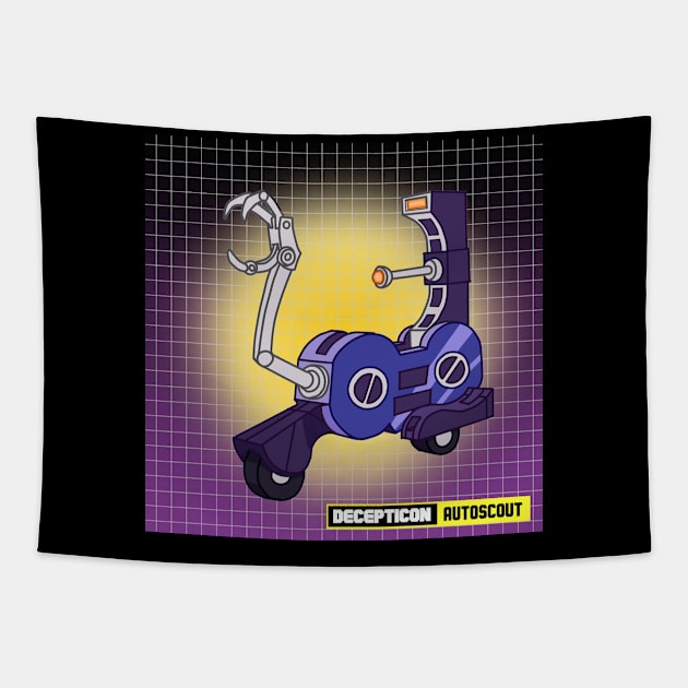 Decepticon Autoscout Tapestry by Rumble's Blue and Friends Too 