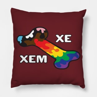 Pride In My Bones Pronouns Xe/Xem Pillow