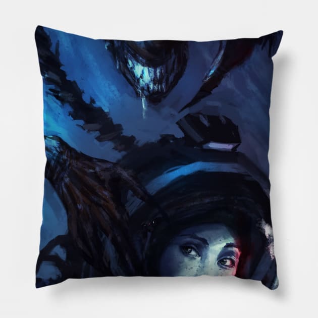 Alien Isolation True Survivor Pillow by dlikt