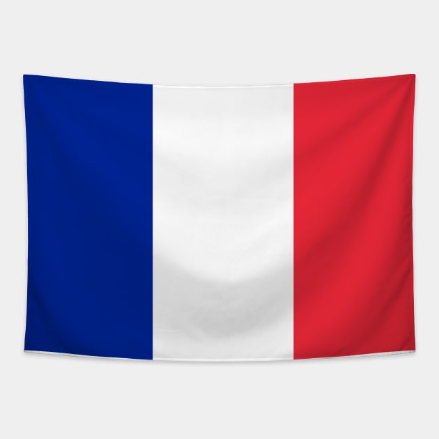 France Flag Tapestry by Historia