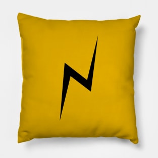 Lightning bolt (black) Pillow