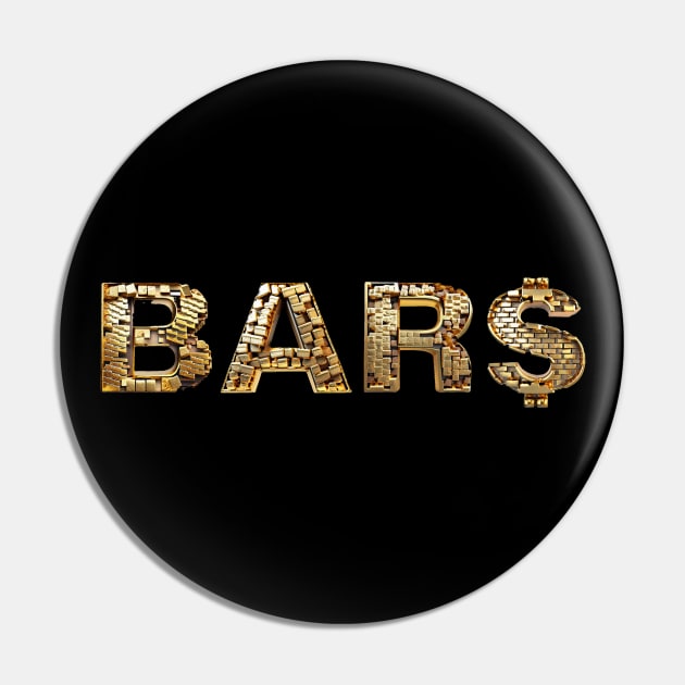 Gold Bars Pin by OG1