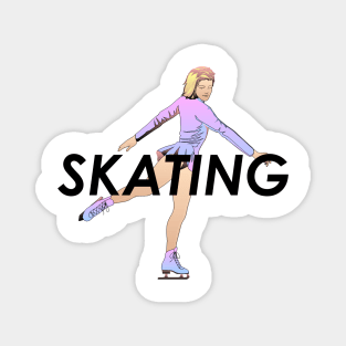 Figure Skating Girl Magnet