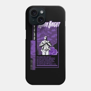 moon purple knight Phone Case