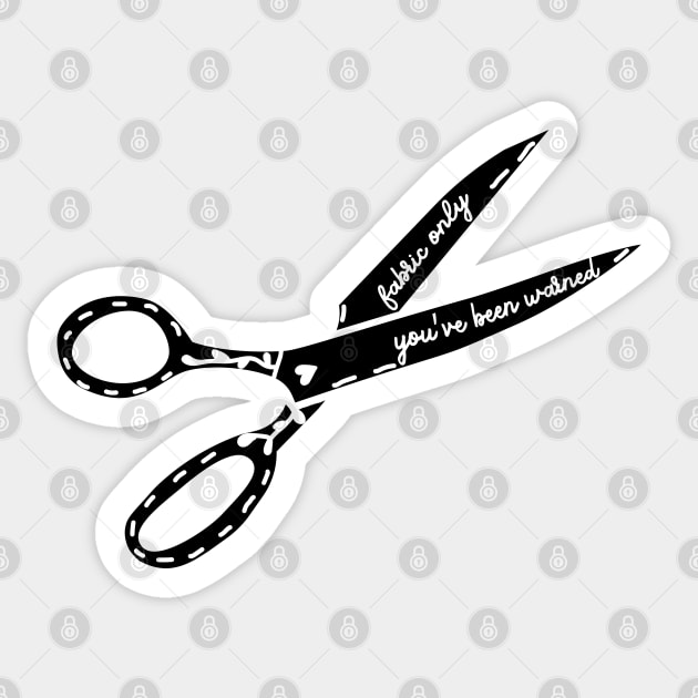 Fabric Scissors - Sewing - Sticker