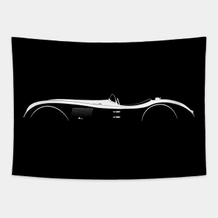 Jaguar C-Type Silhouette Tapestry