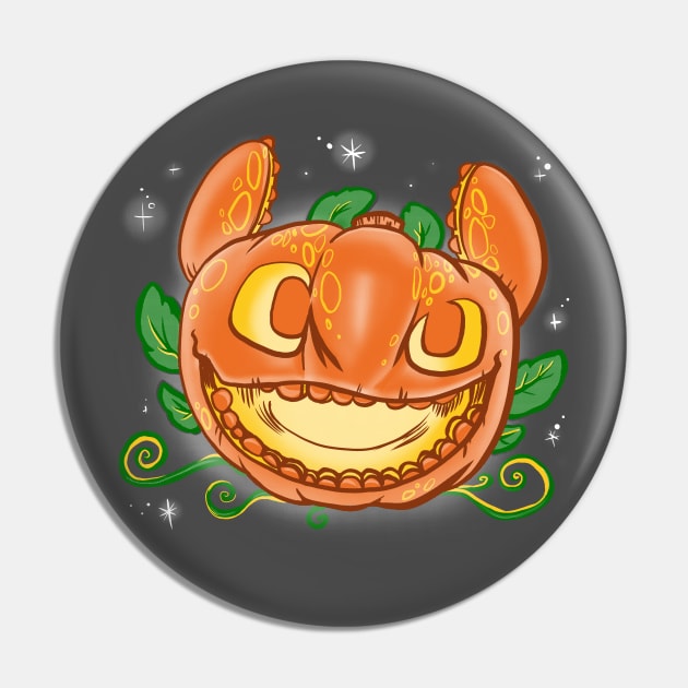 Pumpkin Fury Pin by Scribble Creatures