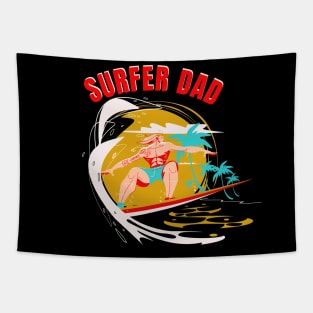 Surfer Dad Tapestry