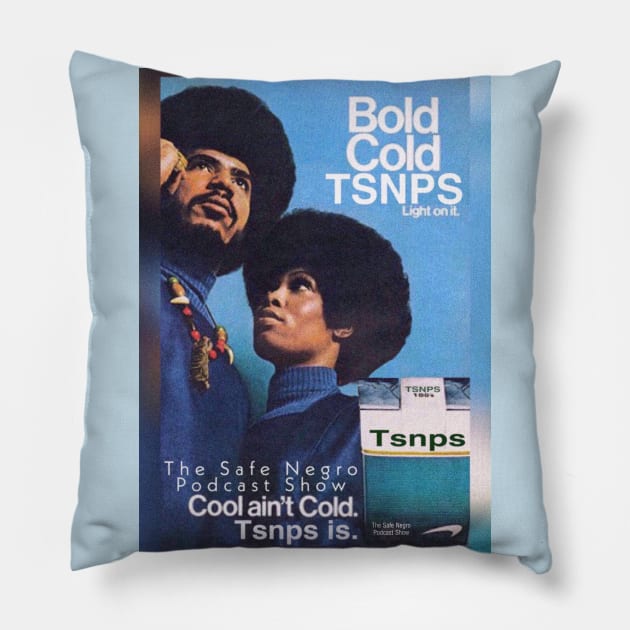 The Safe Negro Podcast Show "NoPort" Pillow by ForAllNerds