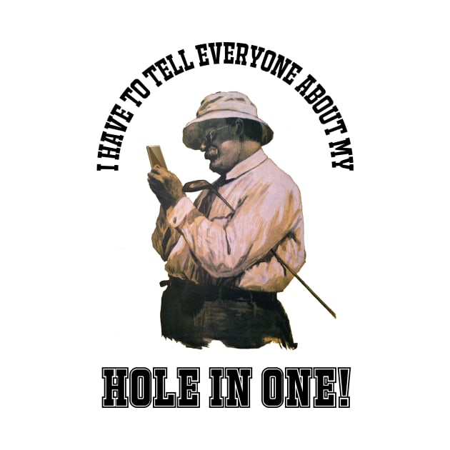 Golf Hole In One Design by ArtShare