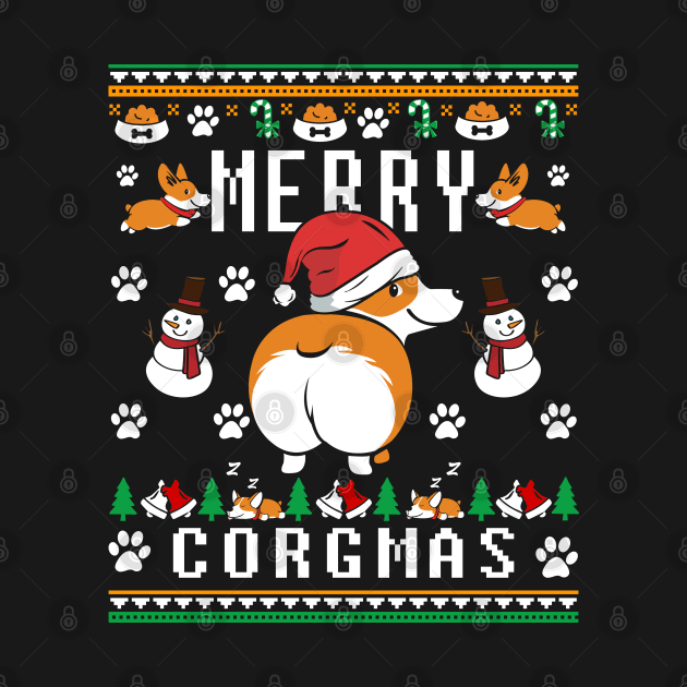 Merry Corgmas Christmas Sweater by KsuAnn
