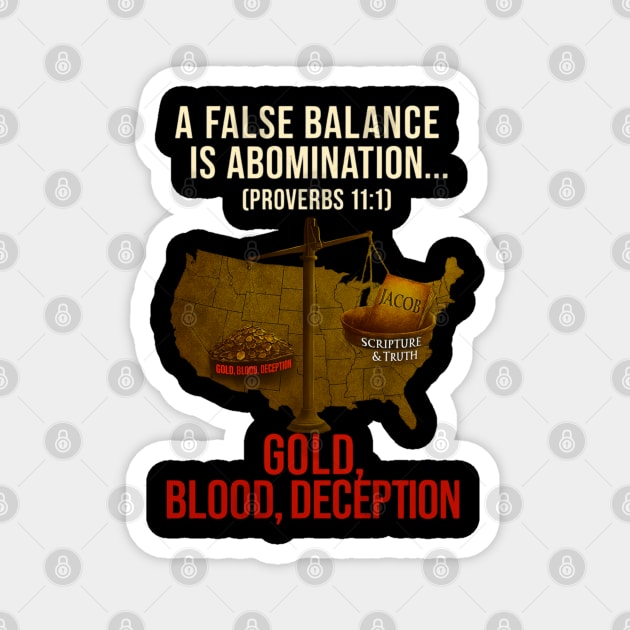The Weight of Deception Magnet by Lamar 's Store