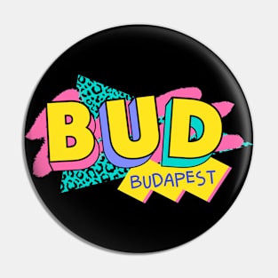 Budapest, Hungary Retro 90s Logo Pin