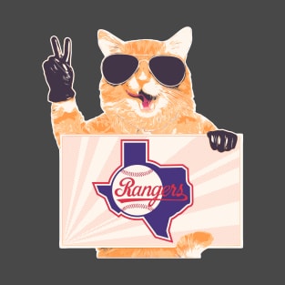 Peace Cat Support Rangers T-Shirt