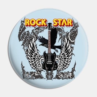 Rock Star Pin