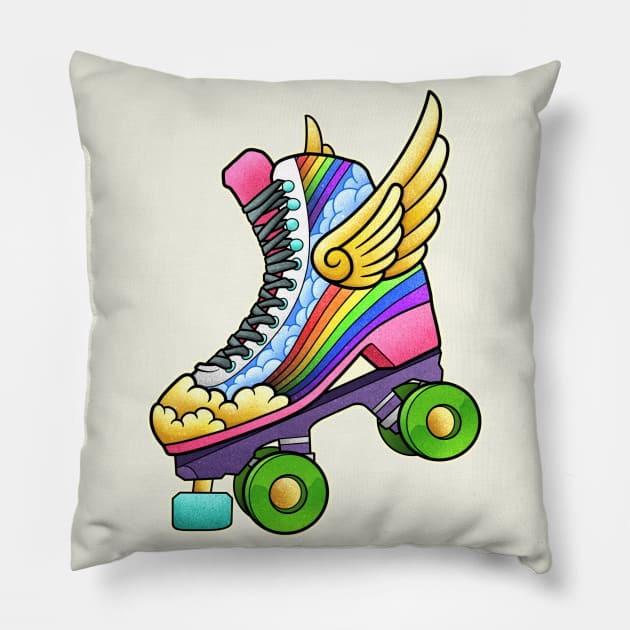 Skating Through Pillow by Miss_Bethany_Tattoos