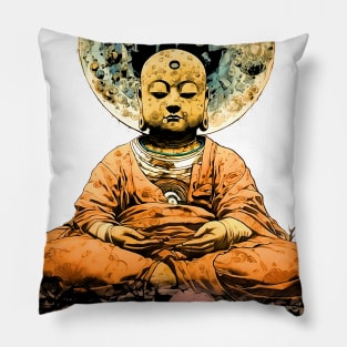 Introspection: The Profound Journey Within (Knock Out: on a Light Background) Pillow