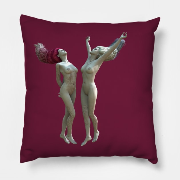 Gemini nymph s Pillow by Blind Man Studio