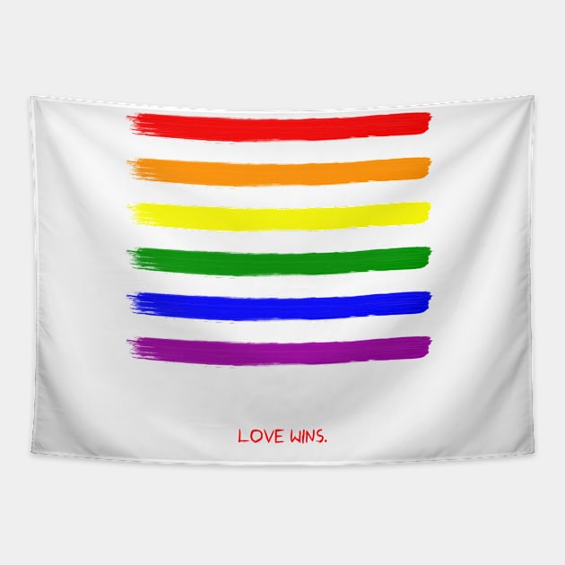 Love Wins Tapestry by shamila