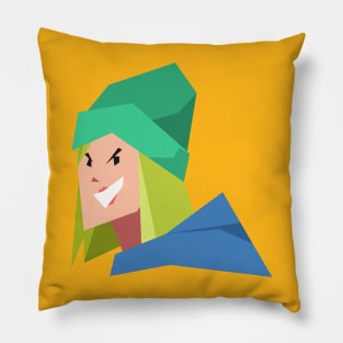 Beanie Girl Pillow