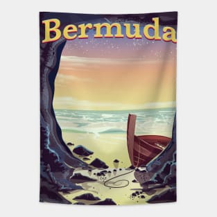 Bermuda Sea Cave Tapestry