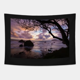 Sunset at the Beach Tapestry