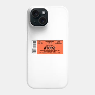 ATEEZ Concert Ticket Phone Case