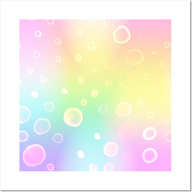 Wall Art Print, Rainbow Bubble