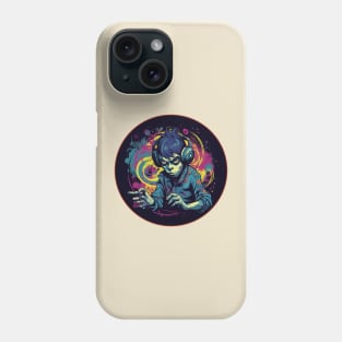 Dark DJ Decks Festival, Rave, Gig Design Phone Case