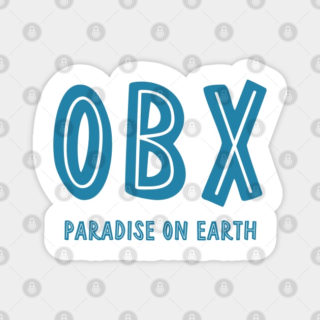 OBX - Paradise on Earth (Blue) Magnet by cartershart