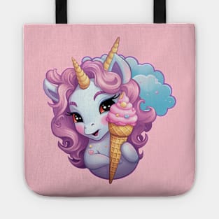 Ice cream Unicorn Tote