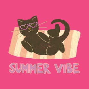 Summer vibe cat T-Shirt