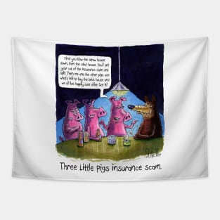 Three Little Pigs Tapestry