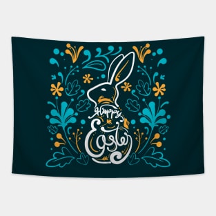 Happy Easter t shirt, Bunny Easter Day shirt, easter egg hunt, easter greetings Tapestry