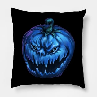 Blue pumpkin Pillow